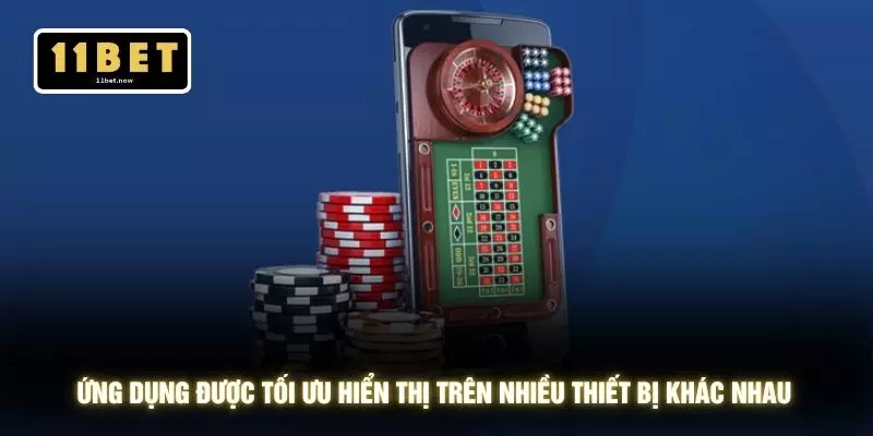 Tải app 11bet 1 Ứng dụng được tối ưu hiển thị trên nhiều thiết bị khác nhau